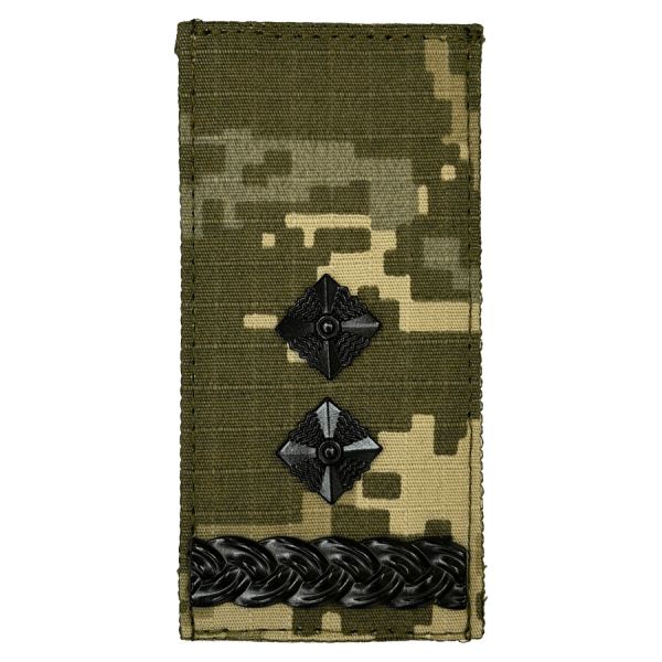 Підполковник з металевою фурнітурою. Погон ЗСУ