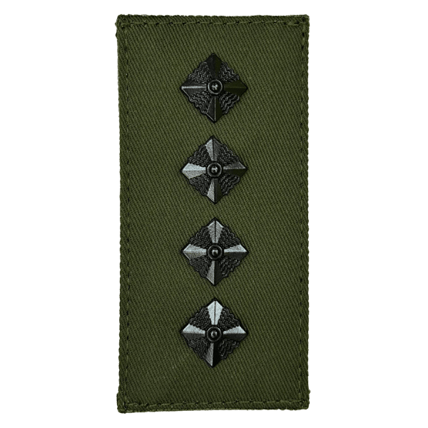 Капітан з металевою фурнітурою. Погон ЗСУ