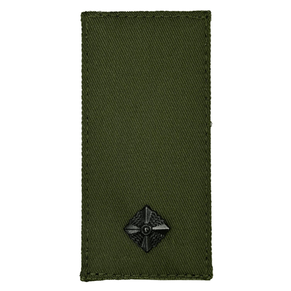 Молодший лейтенант з металевою фурнітурою. Погон ЗСУ