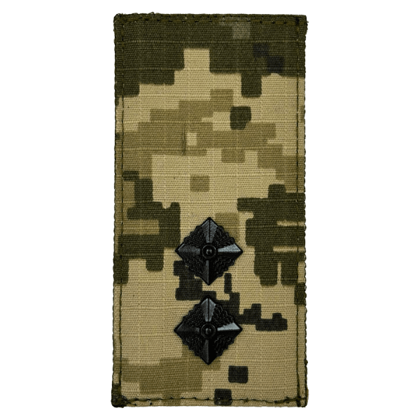 Лейтенант з металевою фурнітурою. Погон ЗСУ