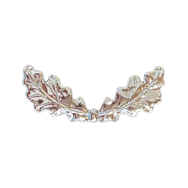 Дубові гілки на погон Національна поліція металеві . Металева фурнітура