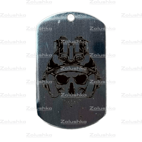 Череп в касці. Жетон