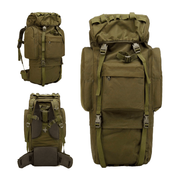 Тактичний каркасний рюкзак 65 л.