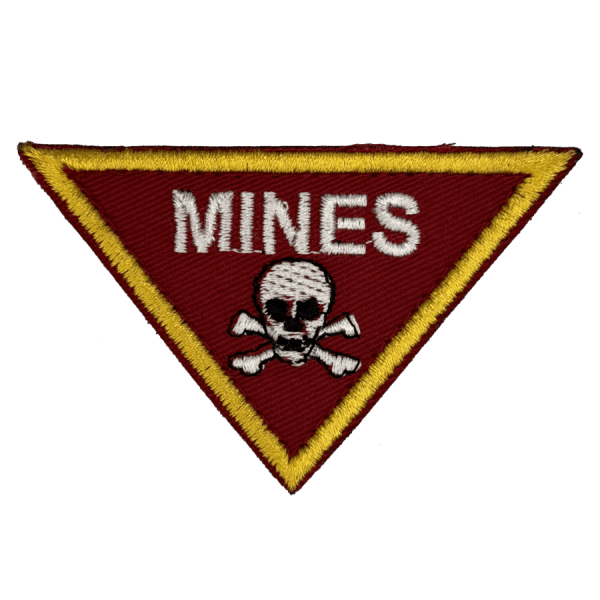 MINES. Нарукавний шеврон Прикол