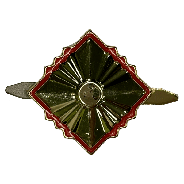 Зірка з червоним кантом. Металева фурнітура