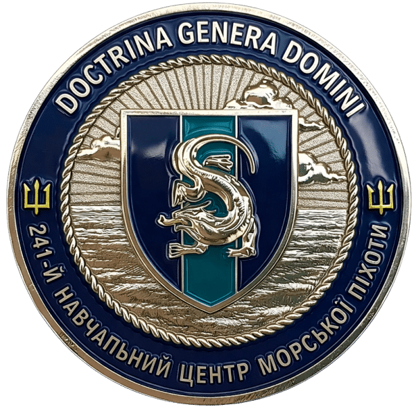 Сувенірна монета-коїн «Морська Піхота - 241-й навчальний центр морської піхоти »